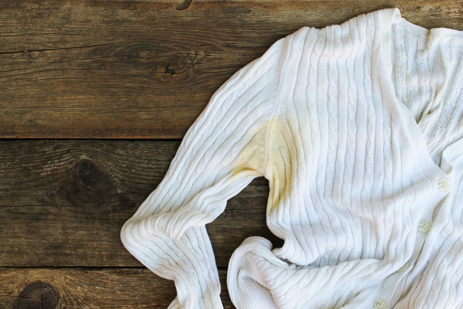 Yellow White Shirts - Prevent Stains With Better Washing
